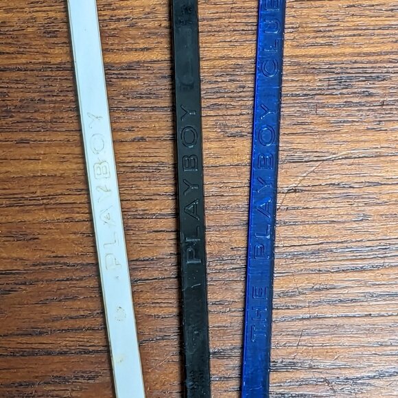 Vintage Playboy Club Cocktail Swizzle Sticks - Lot of 3 - Picture 4 of 6